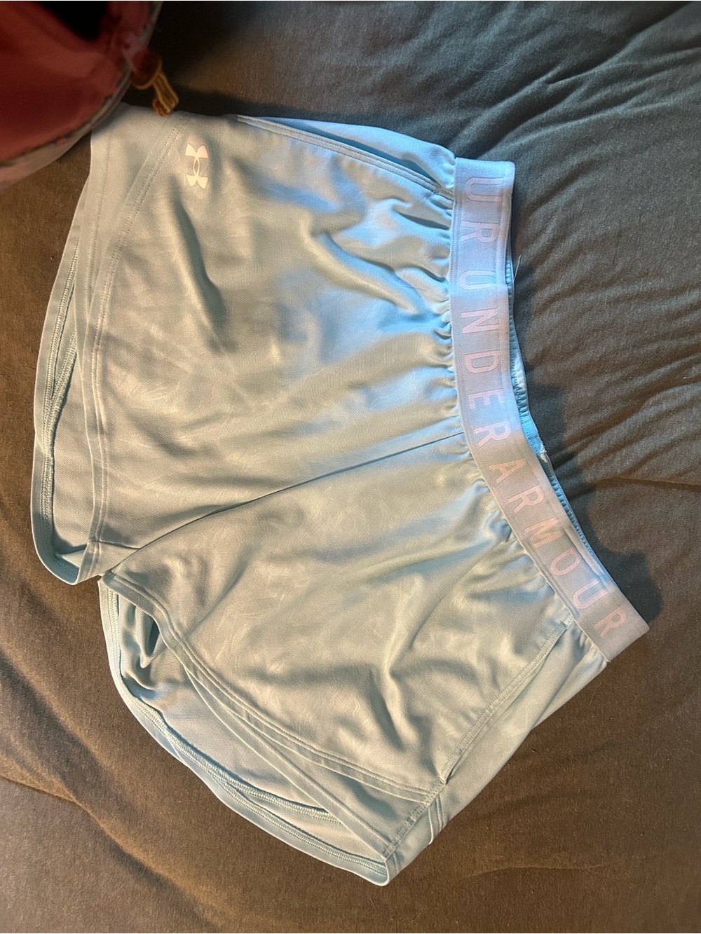 Under Armour Pale Aqua Performance Shorts